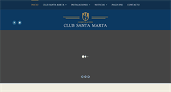 Desktop Screenshot of clubsantamarta.com
