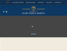 Tablet Screenshot of clubsantamarta.com